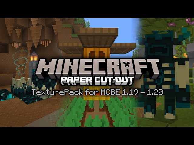 Paper Cut Out Resource Pack 1.20 / 1.19