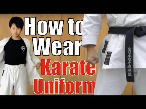 Video: Cara Memakai Kimono Dalam Karate