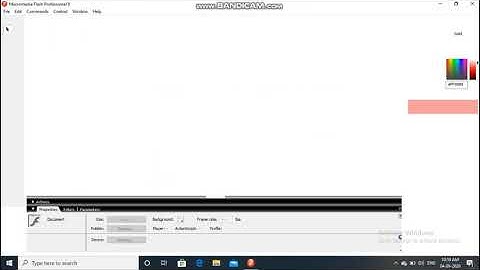 Bouncing ball in Macromedia flash 8