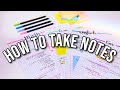 HOW I TAKE NOTES | Note-taking & study tips