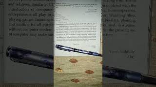 Class-12 (English) Letter to the editor
