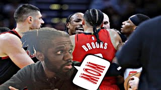 Demar Derozan And Dillon Brooks Ejected For Huge Fight Afrer Hard Foul(Reaction)