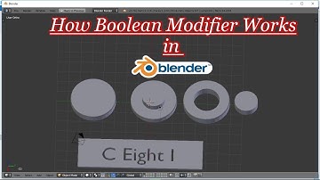 Boolean Modifier Working || Blender in Hindi #017