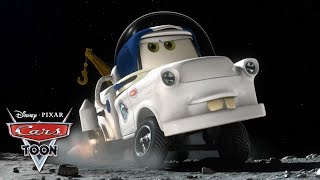 🚀 Mater Explores Outer Space! | Cars Toons | Disney Kids
