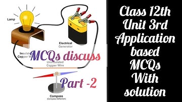 Class 12 Unit 3 | application based MCQs problems #physics #mcqs #numerical #pseb