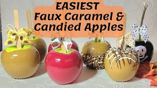 CRAFTILICIOUS COLLAB / How to make faux caramel & candied apples screenshot 5