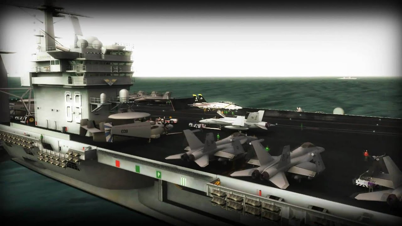 FSX video aircraft carrier operations. aicarriers, javier's, FSX, airc...