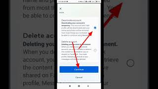 How to deactivate Facebook account #deactivateaccount