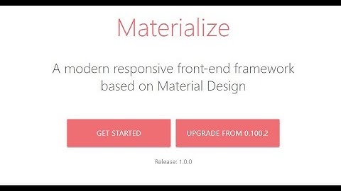 02-Materialize + MVC .Net