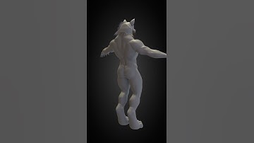 Foxhound 01 - Fursona VRChat Avatar #vrchat #socialmedia #furry #blender3d #blender