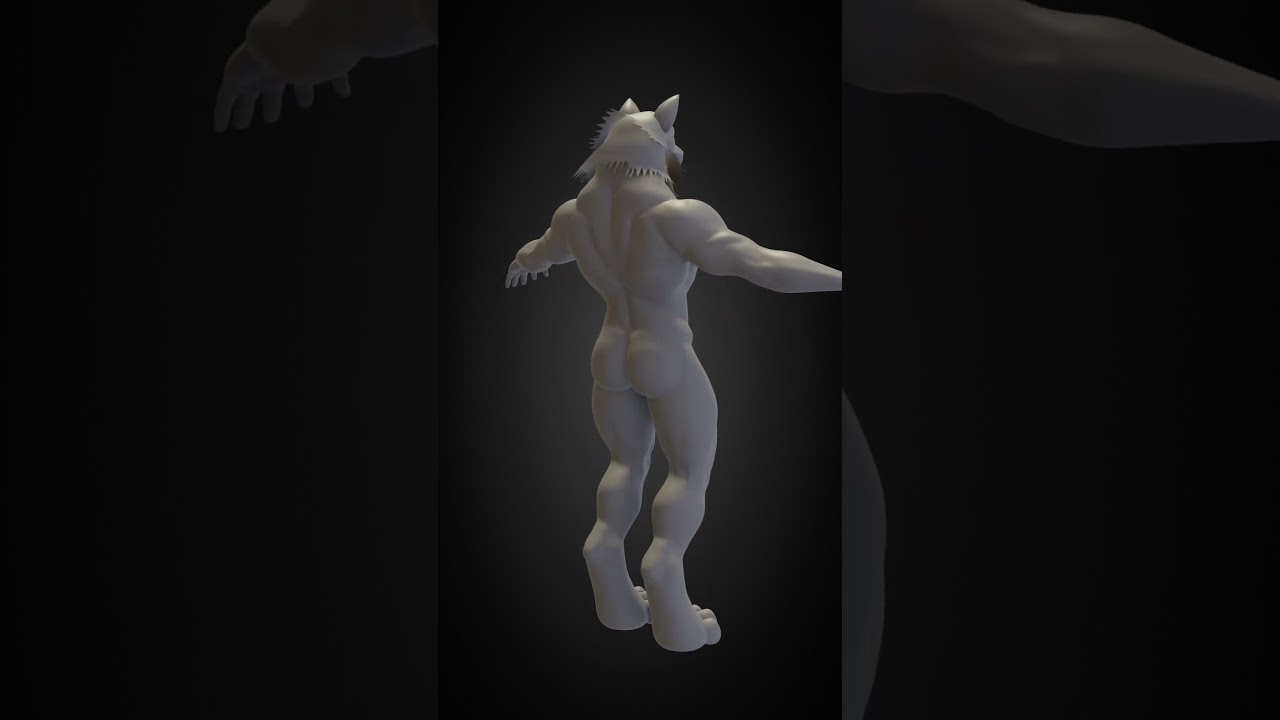 Foxhound 01 - Fursona VRChat Avatar 