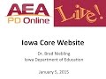 Iowa core website