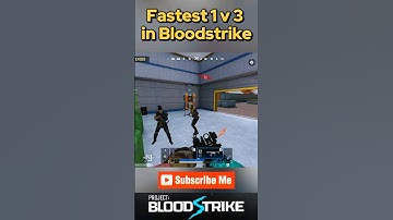 Fastest 1 v 3 in blood strike #bloodstrike #bloodstrikemobile #warzonemobile