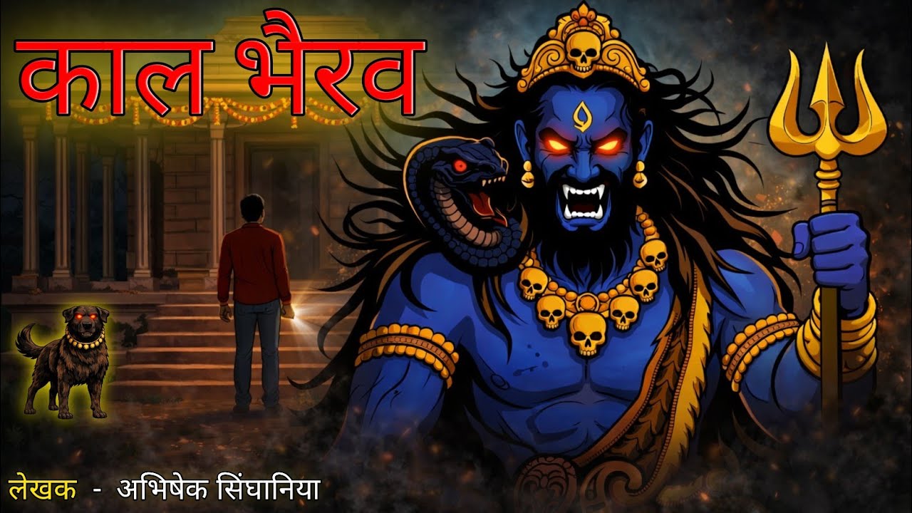 काल भैरव। मंदिर कि वो रात। Kaal Bhairav। Horror Stories।Scary Spookzy। Animated।