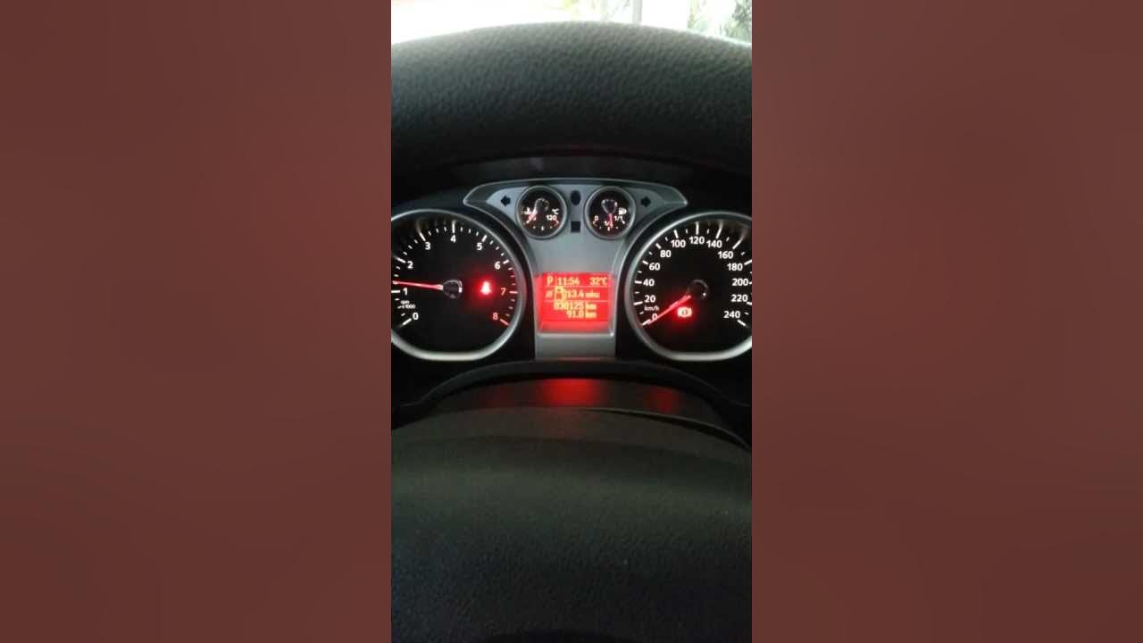 Ford Focus - Oil Pressure/Temp Gauge - YouTube