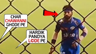 Hardik Pandya's anger when the Wankhede Crowd started shouting 