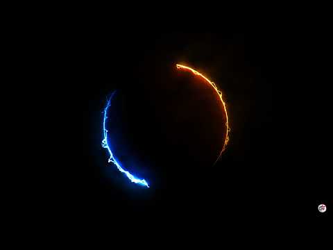 Neon electric circle