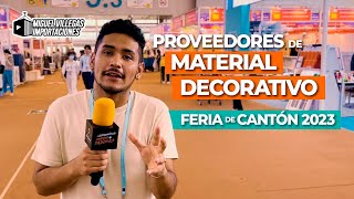 ¿Cómo buscar proveedores de MATERIAL DECORATIVO para IMPORTAR desde CHINA? | FERIA DE CANTON 2023