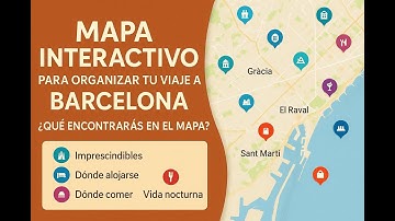 🗺️ Mapa Interactivo de Barcelona: Como utilizarlo | Guía visual para viajar