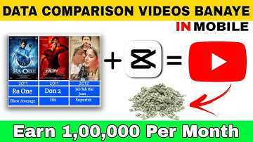 Earn money online | Comparison video kaise banaye | How to make comparison videos