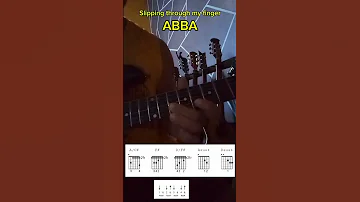 guitar lesson,, slipping through my finger,, with chords,, ABBA
