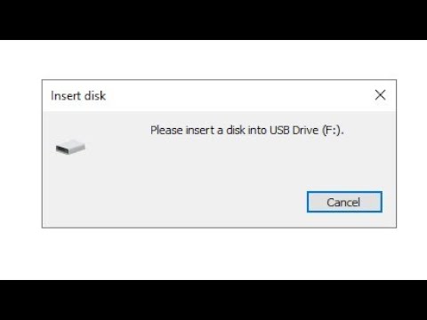 Please insert a disk into USB drive | Pendrive not working | USB drive doesn't working