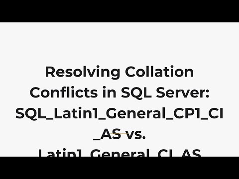 Resolving Collation Conflicts in SQL Server: SQL_Latin1_General_CP1_CI_AS vs. Latin1_General_CI_AS