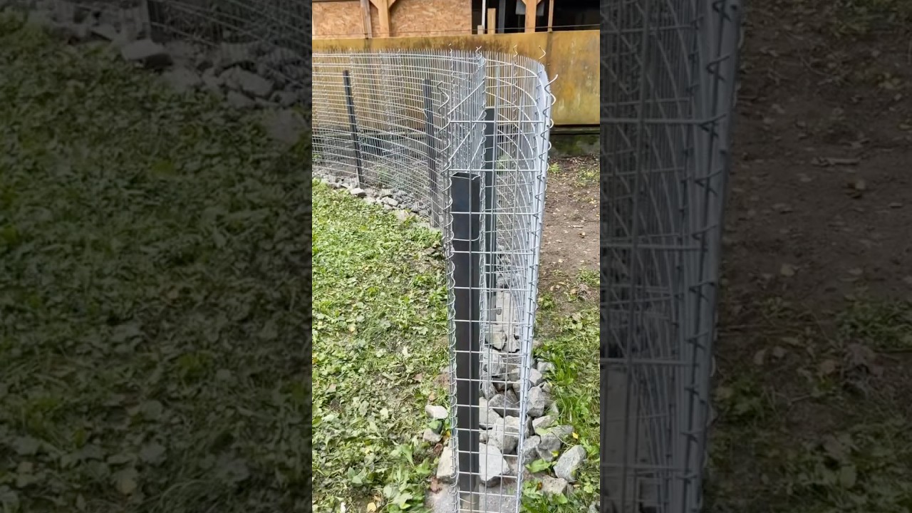 Building a Yurt with a Geodesic Dome Roof and Gabion Stone Walls – DIY Project  #geodesicdome #work 