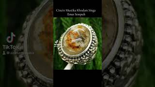 Cincin Mustika Khodam Singa Emas Sesepuh