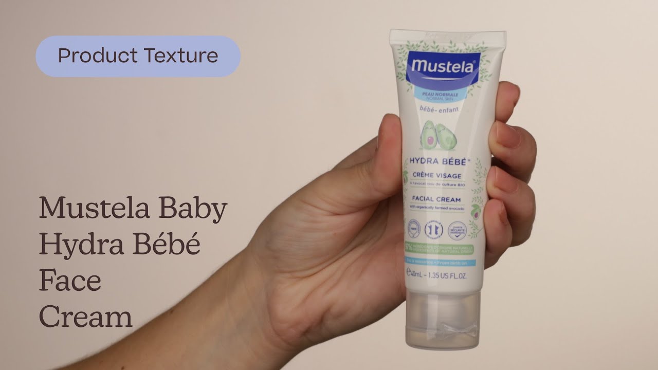 Mustela Baby Hydra Bébé Face Cream Texture | Care to Beauty - YouTube