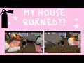 Moving To A New Neighborhood In Roblox (*my house burned*)