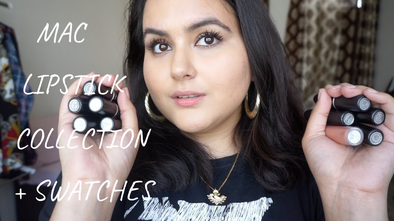MY MAC LIPSTICK COLLECTION + SWATCHES 