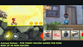 Funny racing games for kids | BIKE UP & MINI RACING offline android screenshot 2