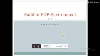 Audit in EDP Environment