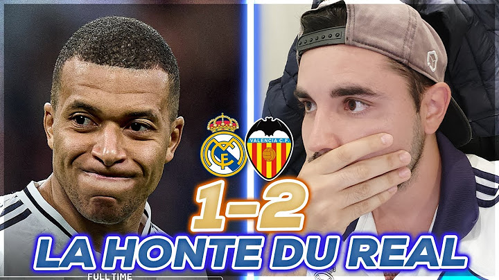 REAL CATASTROPHIQUE ET HONTEUX ! ADIEU LA LIGA ! Résumé Real Madrid 1-2 Valencia