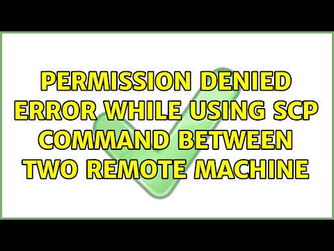 Permission denied error