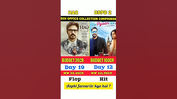 Haq vs De De Pyaar De2 12th Day🤯 Box Office Collection Day Comparison |#shortsfeed#ajaydevgn