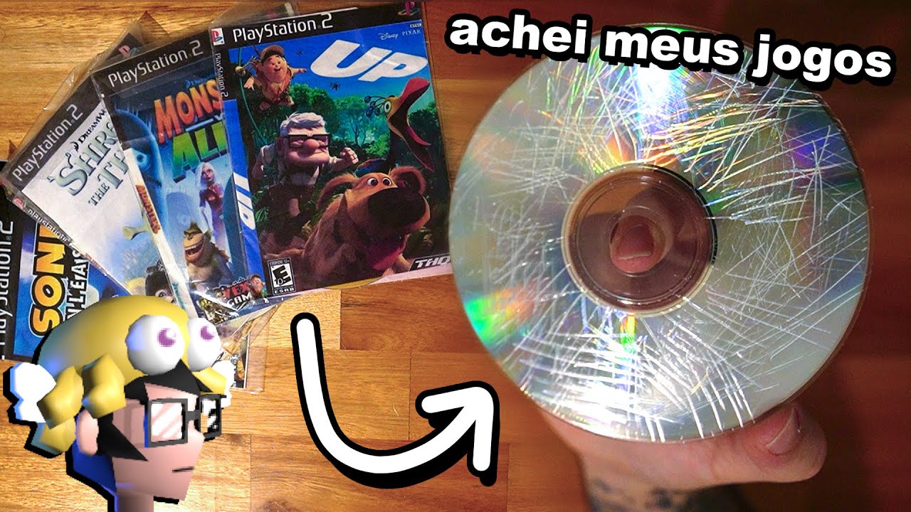 testando meus jogos de PS2 da infância pra ver se ainda pegam