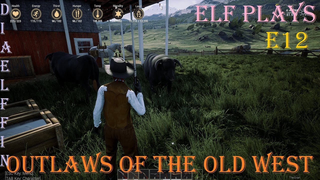 Elf Plays Outlaws of the Old West E12! How To Catch A Steer! - YouTube