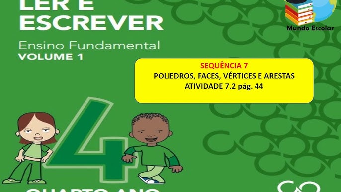 EMAI 4o ANO ATIVIDADE 4.1 (SEQUÊNCIA 4) VOLUME 1 - CONTAR HORAS, MINUTOS,  SEGUNDOS, DIAS, SEMANAS 