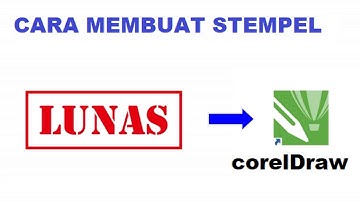 Cara Membuat Stempel di Coreldraw x7 dengan cepat
