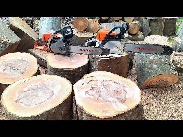 Stihl MS 400c & Husqvarna 562xp Mark II working versus !!! - YouTube