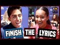 Finish the Disney Lyrics Challenge w/ Disney Channel Stars | Shine On Media Interview