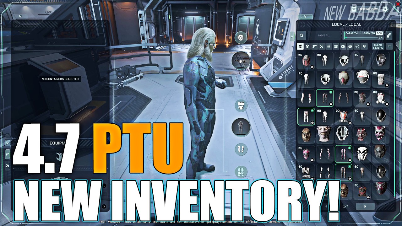 FIRST LOOK: NEW INVENTORY! Star Citizen 4.7 PTU - YouTube