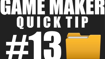 Game Maker Quick Tips #13 - Folders (Groups)