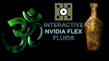 Interactive Nvidia Flex Fluids Inside 3D Objects - TouchDesigner Tutorial 003