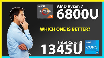 AMD Ryzen 7 6800U vs INTEL Core i5 1345U Technical Comparison