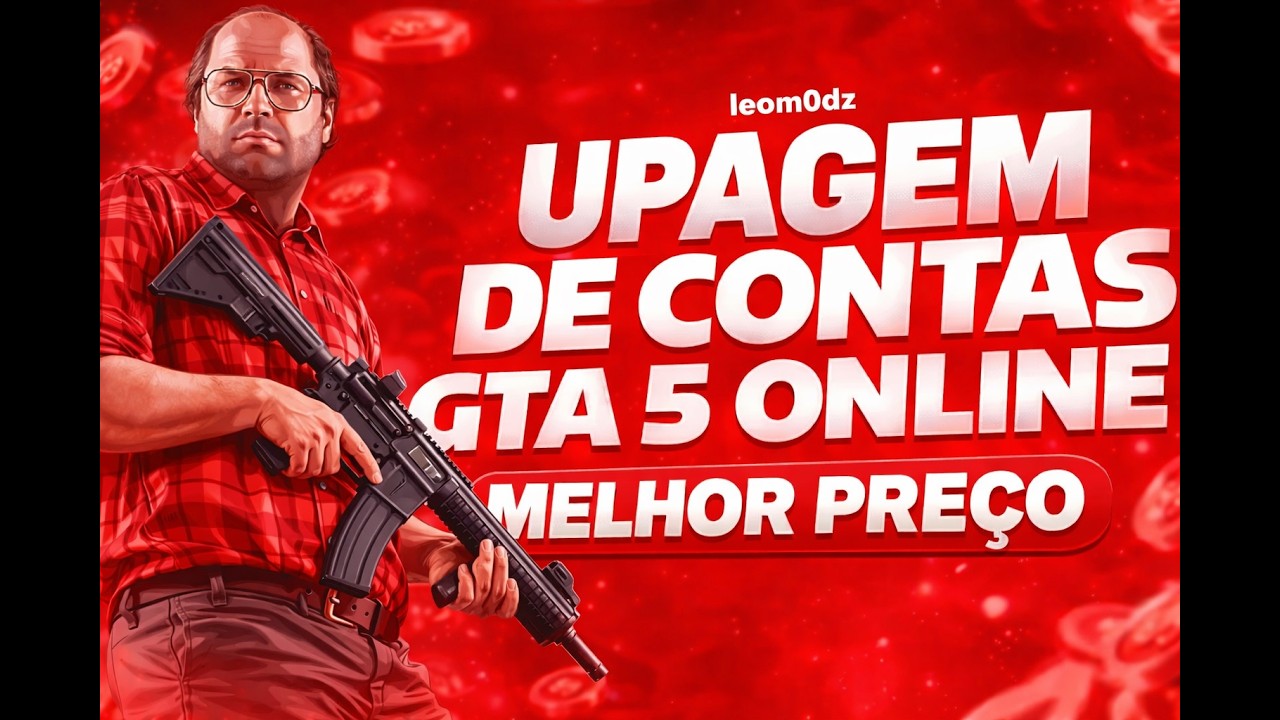 UPANDO CONTA DE CLIENTE NO GTA 5 ONLINE PC
