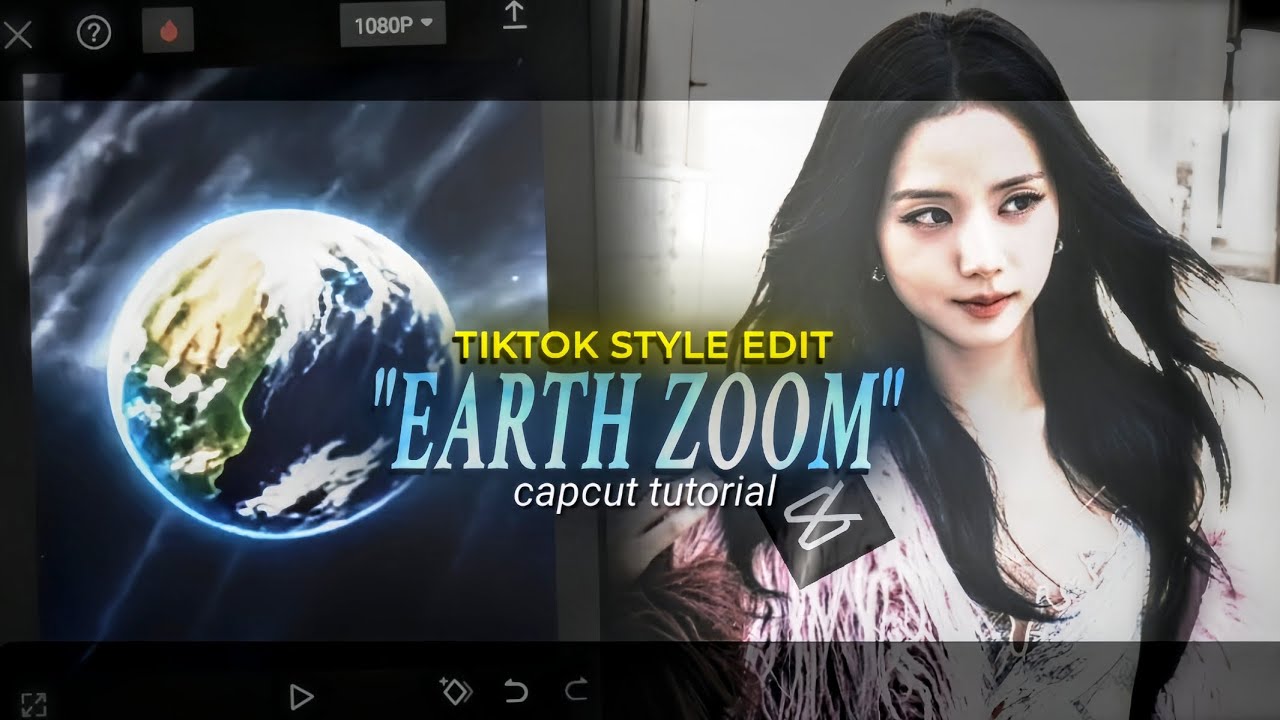 "EARTH ZOOM" - KPOP TIKTOK TREND CAPCUT TUTORIAL | KIM JISOO | TRENDING ...
