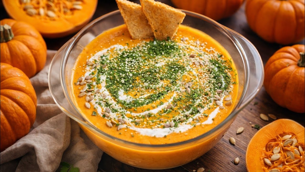 🎃🥕 Pumpkin & Veggie Soup 🍲